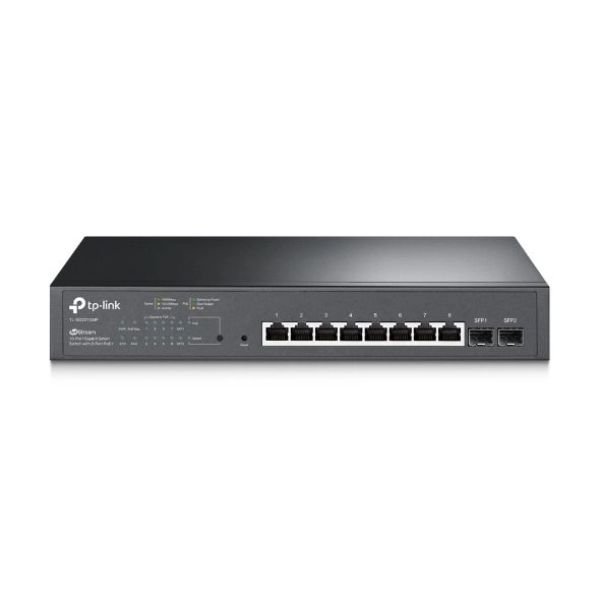 TP-LINK - Jetstream Switch 10 Port Gigabit 8 PoE+ 2 SFP 150W Omada TP-LINK - Jetstream Switch 10 Port Gigabit 8 PoE+ 2 SFP 150W Omada - Image 1
